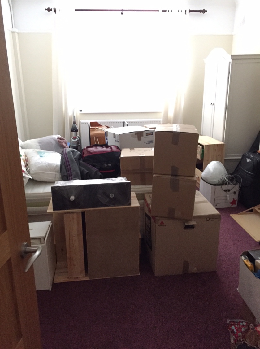 Aftermath of move - new flat